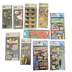 High School Moments Scrapbooking Sticker Pack